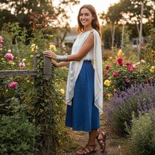 Donna Lungo Vintage Argento