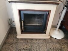 Stufa a legna Piazzetta modello 904, ghisa e ceramica