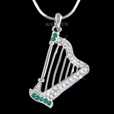 Collana Musicale Con Arpa