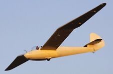 Go-3 Minimoa Goppingen aliante aereo modello in legno replica grande nuovo