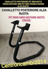 CAVALLETTO POSTERIORE PIT BIKE MOTO CROSS MOTARD MINI  FRANCO MORINI ALZA RUOTA 