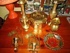 Portacandele natalizie ottone