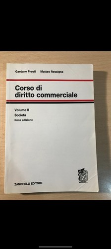 Corso diritto commerciale - corso,