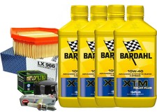 KIT TAGLIANDO BARDAHL XTM SYNT 10W40 FILTRO OLIO ARIA CANDELE BMW K 1200 GT/R/S