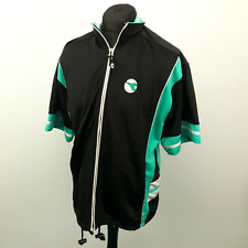 Felpa Diadora uomo vintage 44 XL manica corta retrò anni 90 Y2k full zip