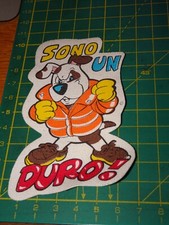 TOPPA PATCH VINTAGE IN TESSUTO GOMMATO ANNI 80  SONO UN DURO !