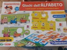 Giochi alfabeto per bambini Clementoni,6 giochi utili x imparare le lettere!