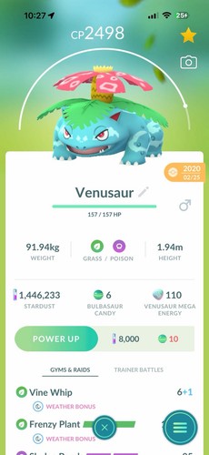 Clone venusaur lucky - clone,