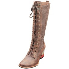 Laura Vita NGECEKO 16 ZIP Knee High Boots Marrone Donna - 37 EU
