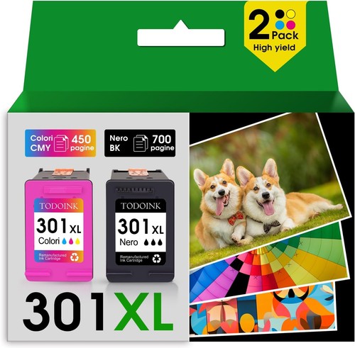 Todoink 301xl nero colore - todoink, nero+colore