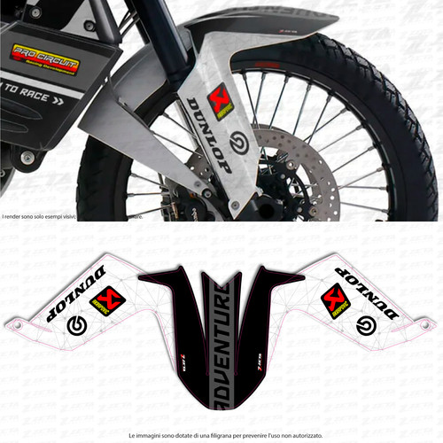 Kit adesivi parafango