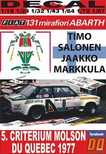 DECAL FIAT 131 ABARTH