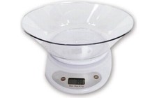 Bilancia da Cucina Digitale Piatto Trasparente Max 5 Kg BC135B Pyramidea
