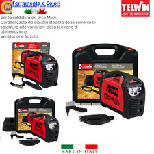 Saldatrice Inverter TELWIN Force 125 145 165 elettrodo MMA in DC + Kit Valigetta