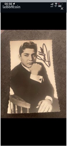Carte postale chanteur - chanteur, vintage