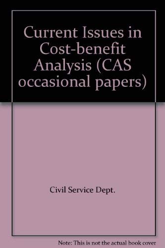 Current issues cost benefit - issues, cost-benefit