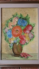Quadro Vintage Olio su Tela