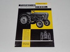 PORSCHE TRATTORE TIPO P 122 DIESEL BROCHURE DEPLIANT PROSPEKT (B22)