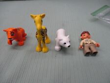 LEGO Duplo Zoo Animali Custode Ragazzo Ragazza Tigre Giraffa Orso Polare Lotto Ricambi Divertente A