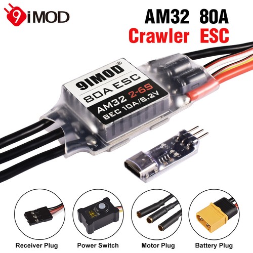 Crawler esc 80a - 80a, brushless