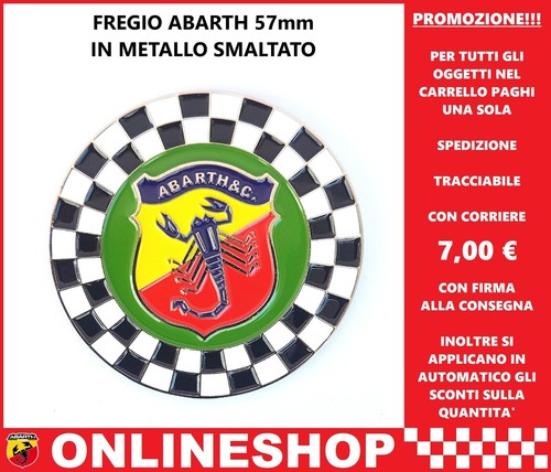 Abarth fregio scacchi - abarth,