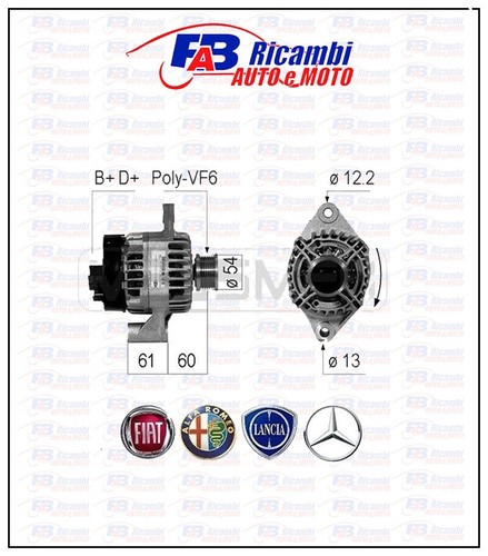 Alternatore fiat bravo croma - alternatore,