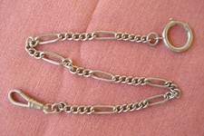  CATENA  PER OROLOGIO DA TASCA IN METALLO ARGENTATO  ( S4)