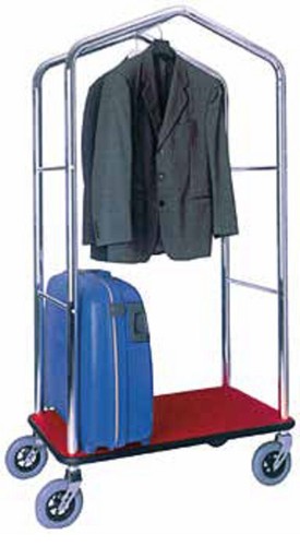 Carrello porta valigie - porta, cromato