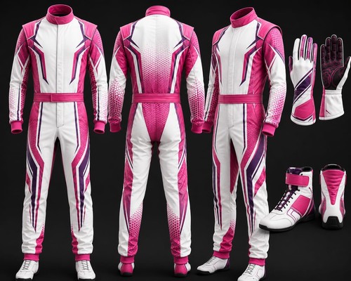 Tuta kart racing con - kart, scarpe