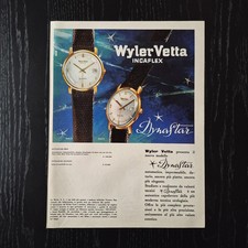 1965 Wyler Vetta Dynastar - Original AD Advertising 26x33 Pubblicità Vintage