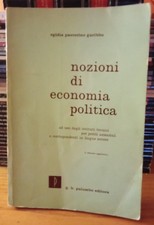 nozioni di economia politica - Garibbo - Palumbo ed 1974