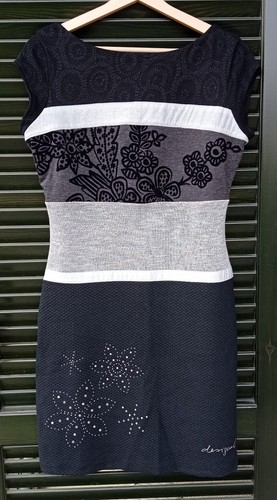Abito donna desigual nero m - desigual, tg.m