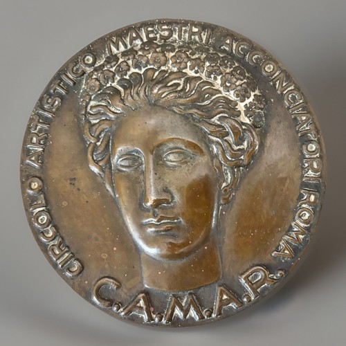 Antica targa bronzo premio - antica,