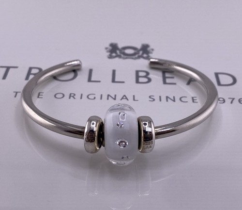 Bracciale trollbeads bianco - bracciale,