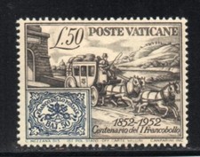 1952 Vaticano Centenario dei