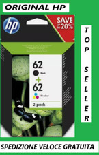 HP 62 Nero e Tricromia kit bipack, N9J71AE cartucce originali