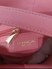 borsa tosca blu estiva. Forma a secchiello. Condizioni parial nuovo 