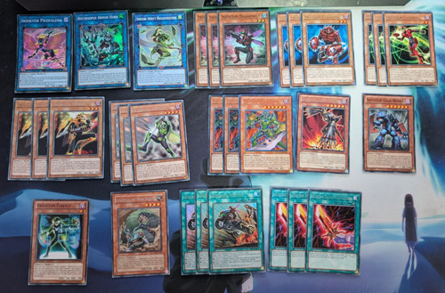 Yugioh card inzektor deck - yugioh,