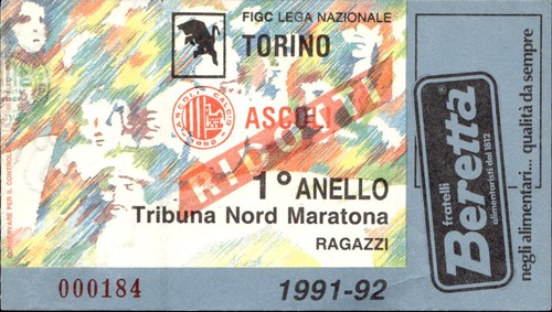 Biglietto stadio torino ascoli - torino,