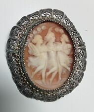 Spilla vintage con cammeo