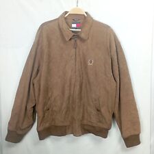 Giubbotto Tommy Hilfiger In Pelle Di Daino Colore Cammello Taglia L