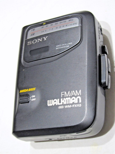 Sony walkman radio am - radio, fm/am