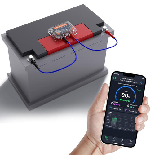 Battery monitor 12v bluetooth - battery,