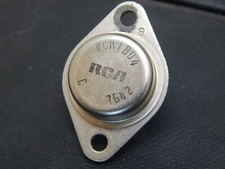 RCA RCA1B04 TRANSISTOR NPN,SI AMPLIFICATORE AUDIO HI POWER TO-3 RCA 1B04 - SPEDIZIONE VELOCE