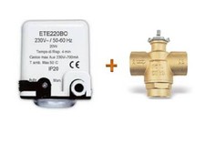 Attuatore ETE220B0+VALVOLA