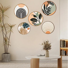 5 Pezzi Decorazioni Murali Legno Decorazione Murale Bohemian in Legno Decorazion