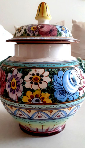 Vaso ceramica castelli - in,