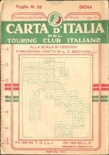 SIENA 1910c-CARTA GEOGRAFICA