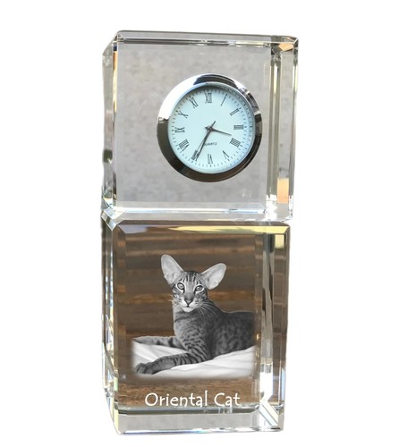 Orientale gatto kristalluhr - orientale,