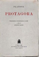 Protagora. Traduzione
